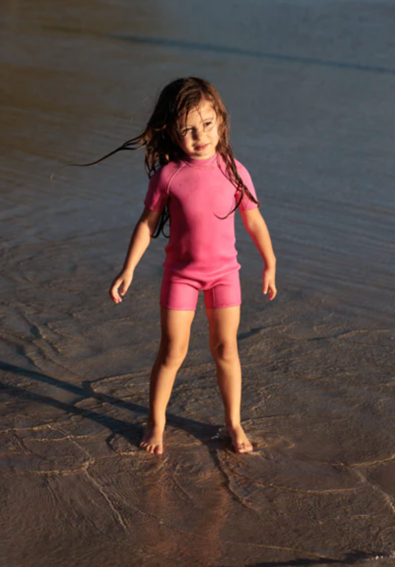 Summer Sun - Short Sleeve Springsuit - Candy Pink