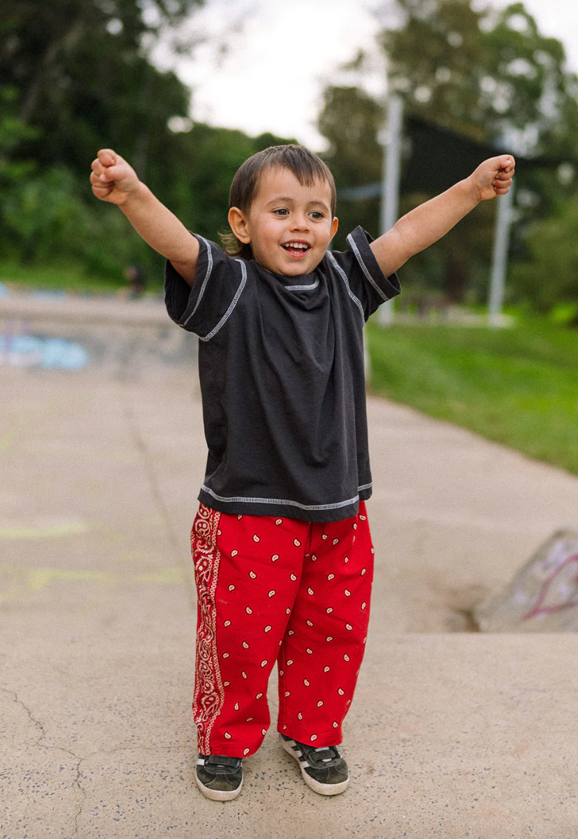 Rory George Bandana Pant Red Born West rory-george-bandana-pant-red-born-west