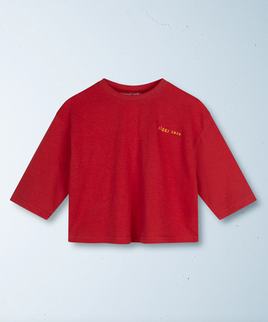 Ziggy Zaza - Twice As Nice Long Sleeve Tee - Chilli