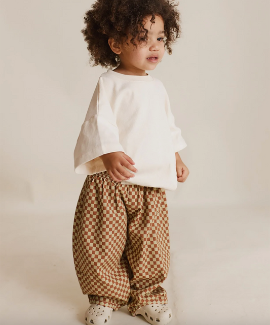 Claude & Co - Brick Check Trouser