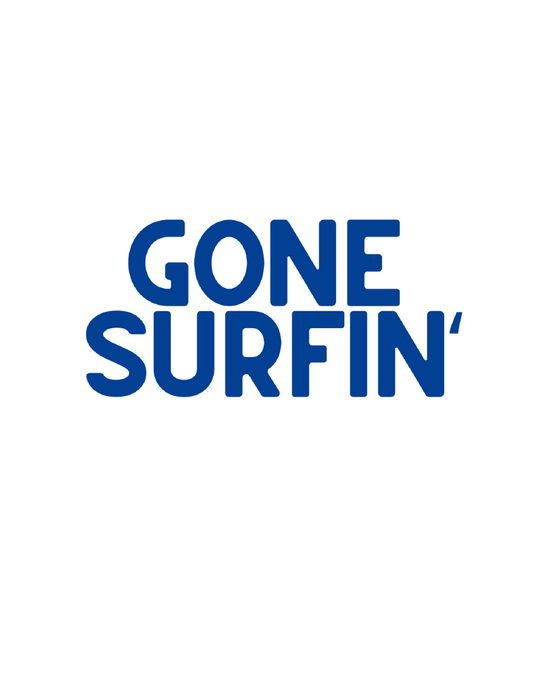La Terre Press - Gone Surfing Father's Day Card