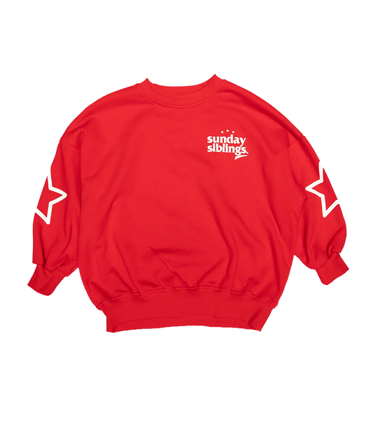 Sunday Siblings - Siblings Set - Red Sweater