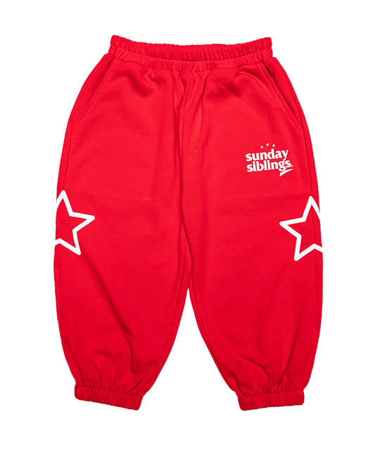 Sunday Siblings - Siblings Set - Red Trackpants