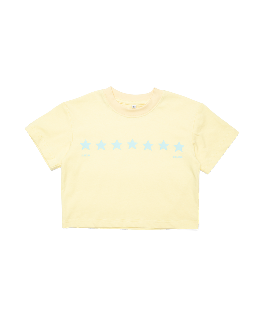 Sunday Siblings - Stars Align Tee - Yellow & Blue