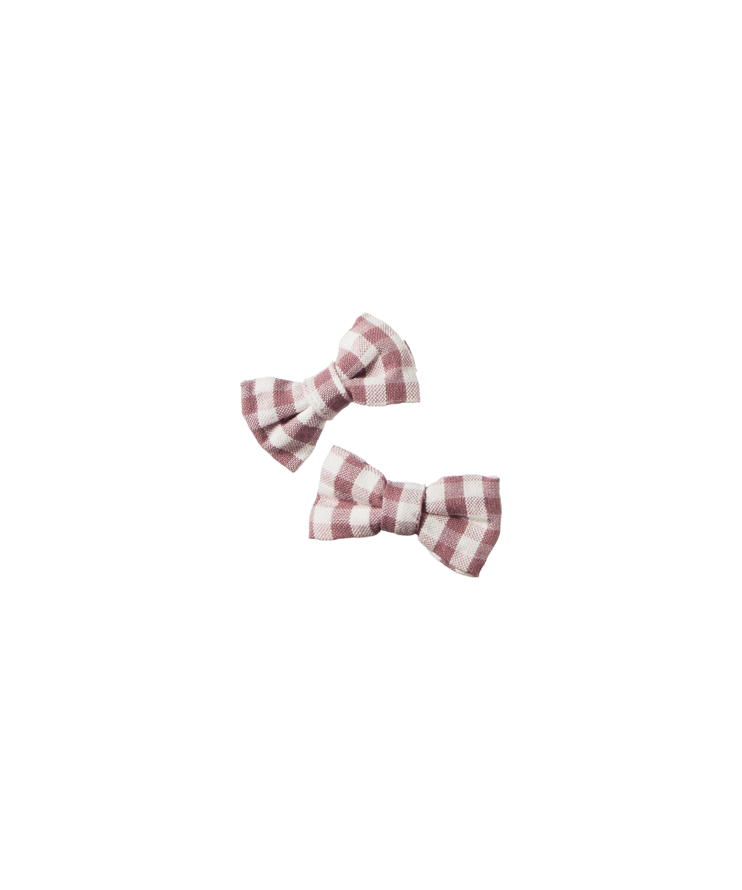 Nature Baby - Small Bow Hair Clips - Twilight Check