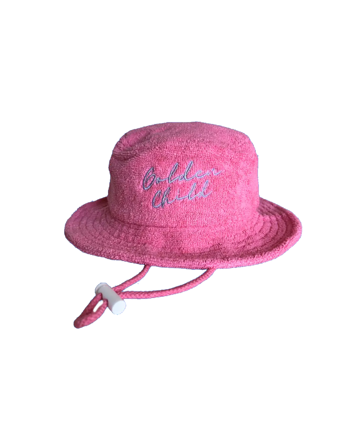 Golden Child - Brimmed Terry Hat - Pink