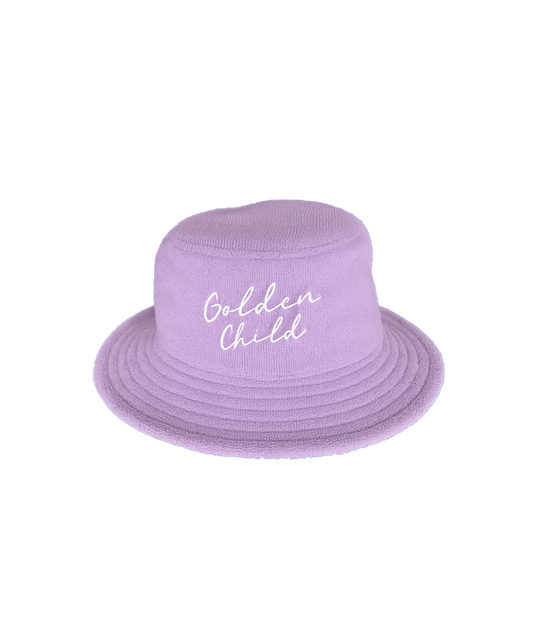 Golden Child - Brimmed Terry Hat - Lilac
