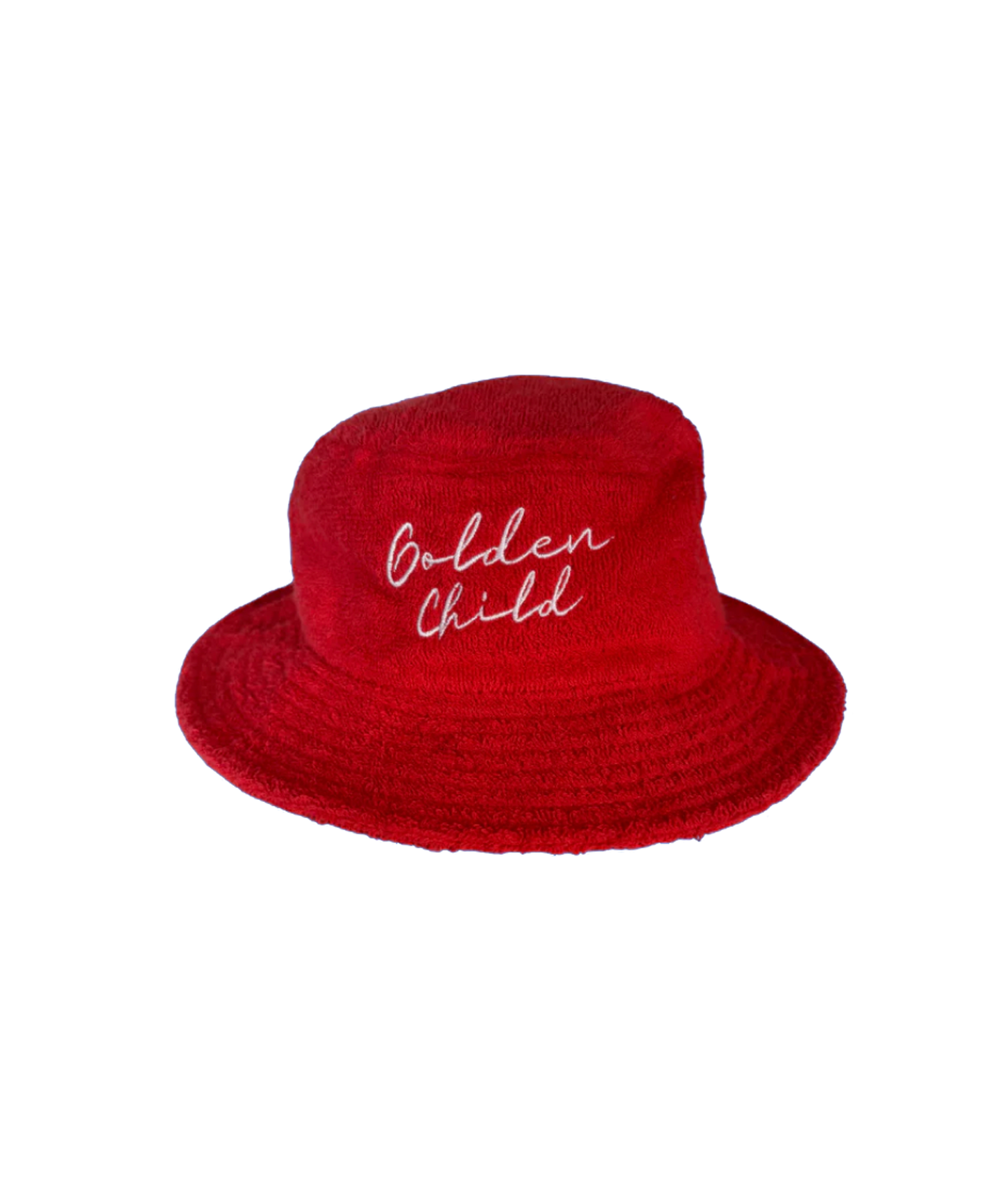 Golden Child - Brimmed Terry Hat - Racer Red