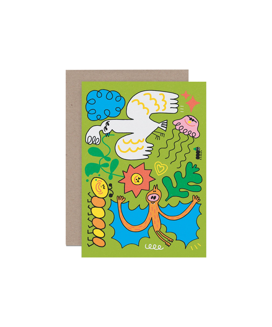 AHD Paper Co - Flappin Happy Card