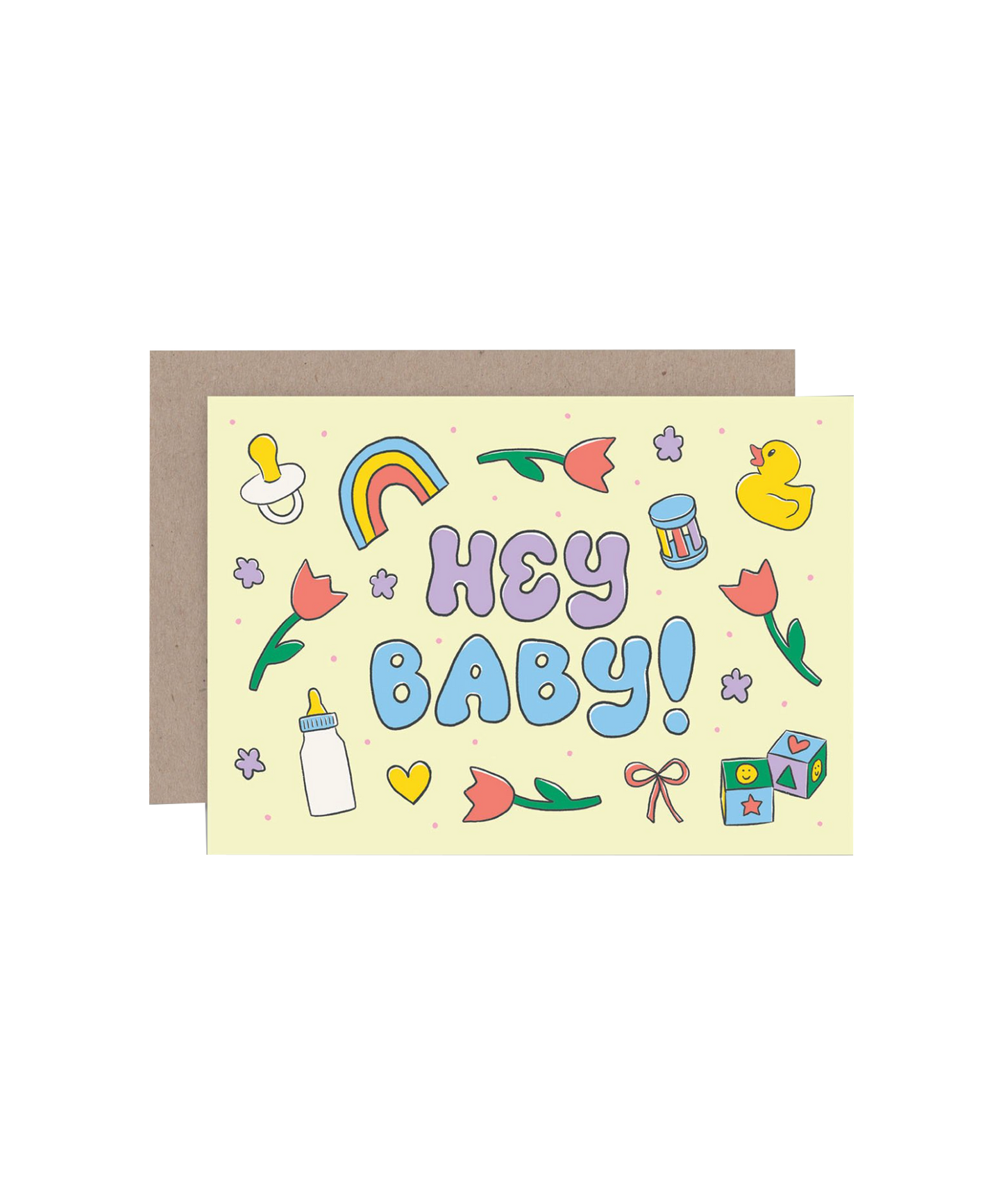 AHD Paper Co - Hey Baby Card