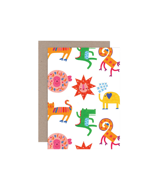 AHD Paper Co - Jungle Animals Card