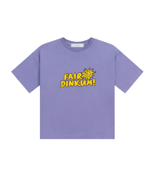 Lenn Label - Fair Dinkum Tee - Lavender