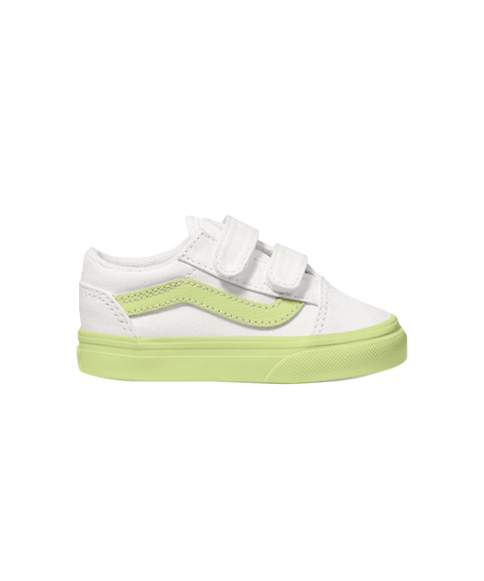 Vans - Toddler Old Skool V - Old Skool V - Pop Outsole Lime