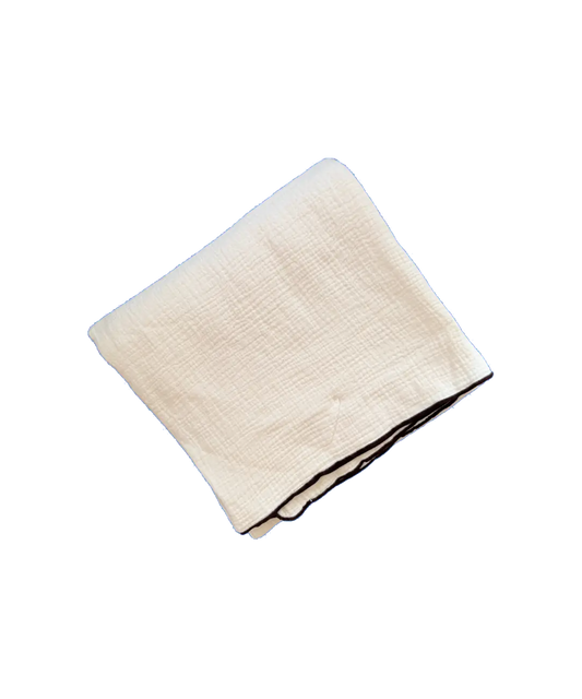 Golden Child - Organic Cotton Colour Pop Gauze Blanket - Milk