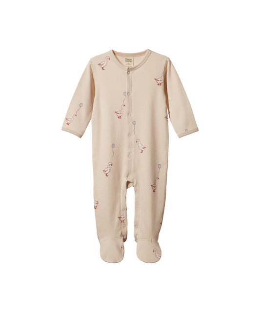 Nature Baby - Cotton Stretch and Grow - Goose Lullaby