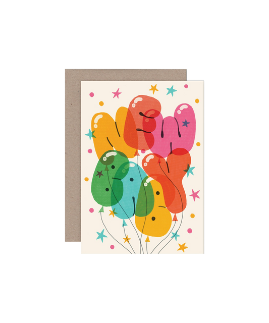 AHD Paper Co - New Baby Balloons Card