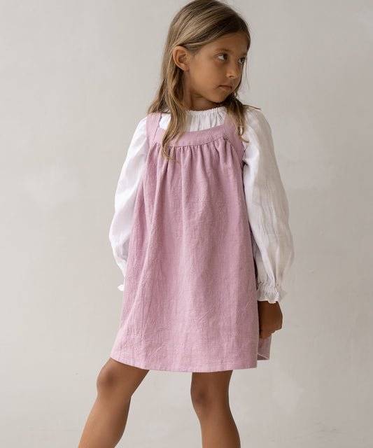 Illoura the Label - Iluka Pinafore - Mauve