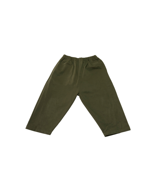 Little the Label - Dusty Drop Crotch Pant - Khaki