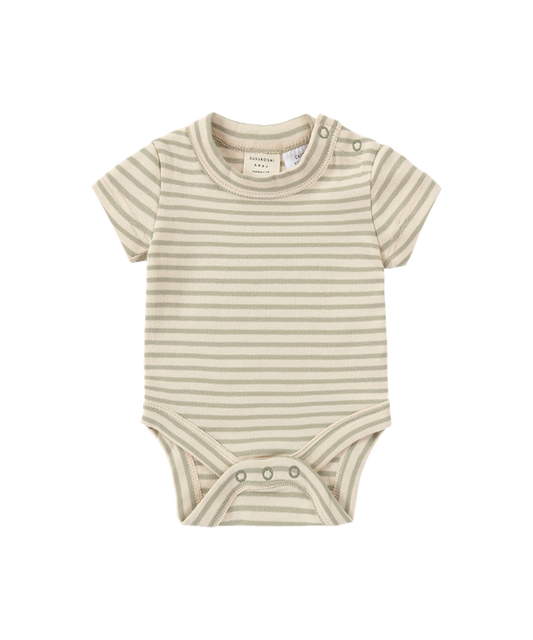 Susukoshi - Classic Suit - Sage Stripe