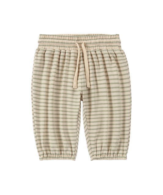 Susukoshi - Weekend Pants - Sage Stripes