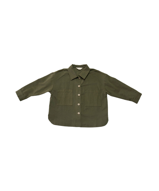 Little the Label - The Sunny Shirt Jacket - Khaki
