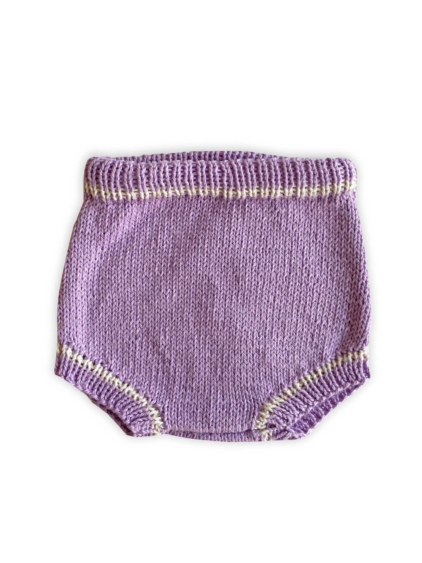 Born West - Hand Knitted Cotton Bloomers - Lilac