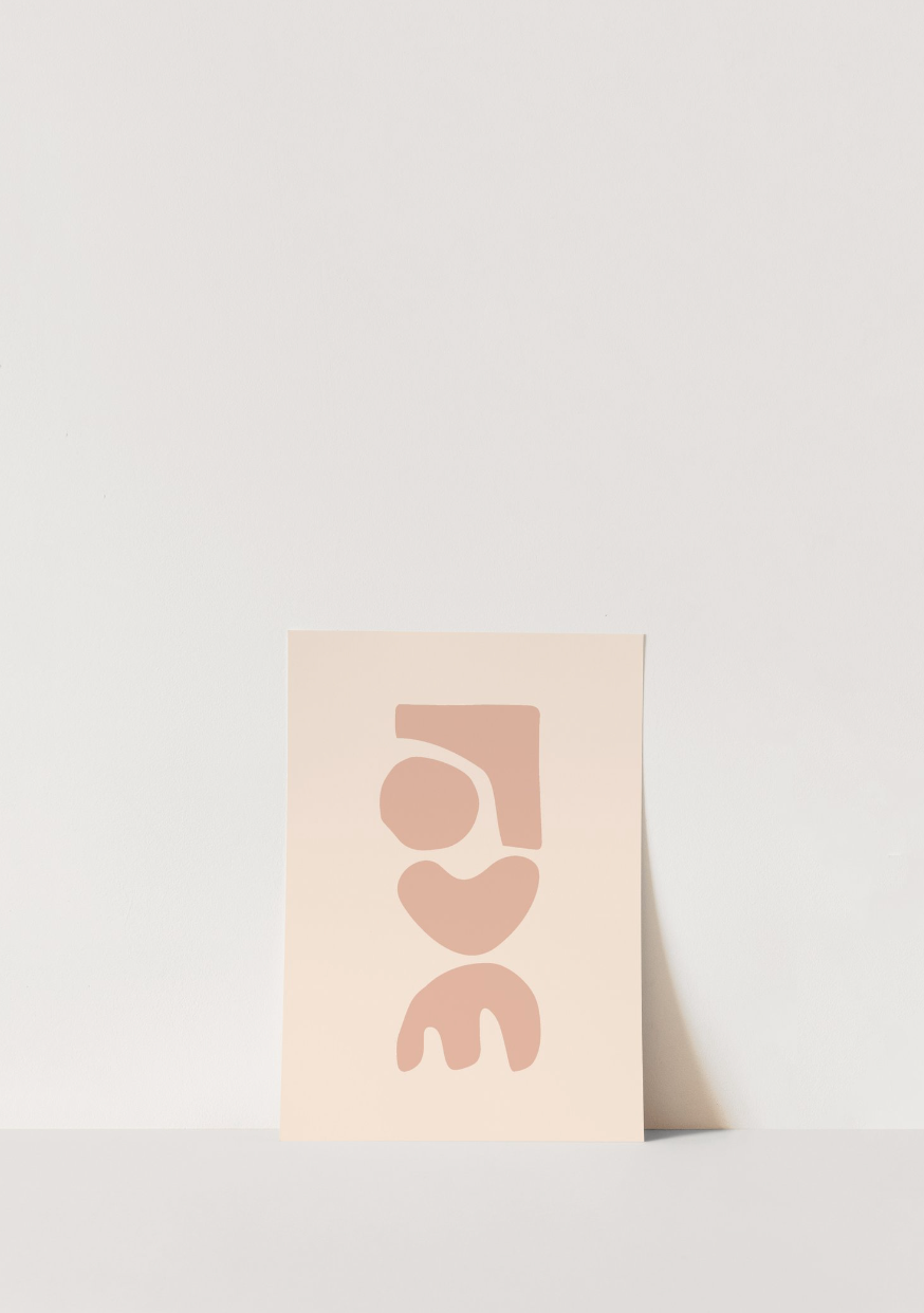 La Terre Press - Love Is All Print - Love One