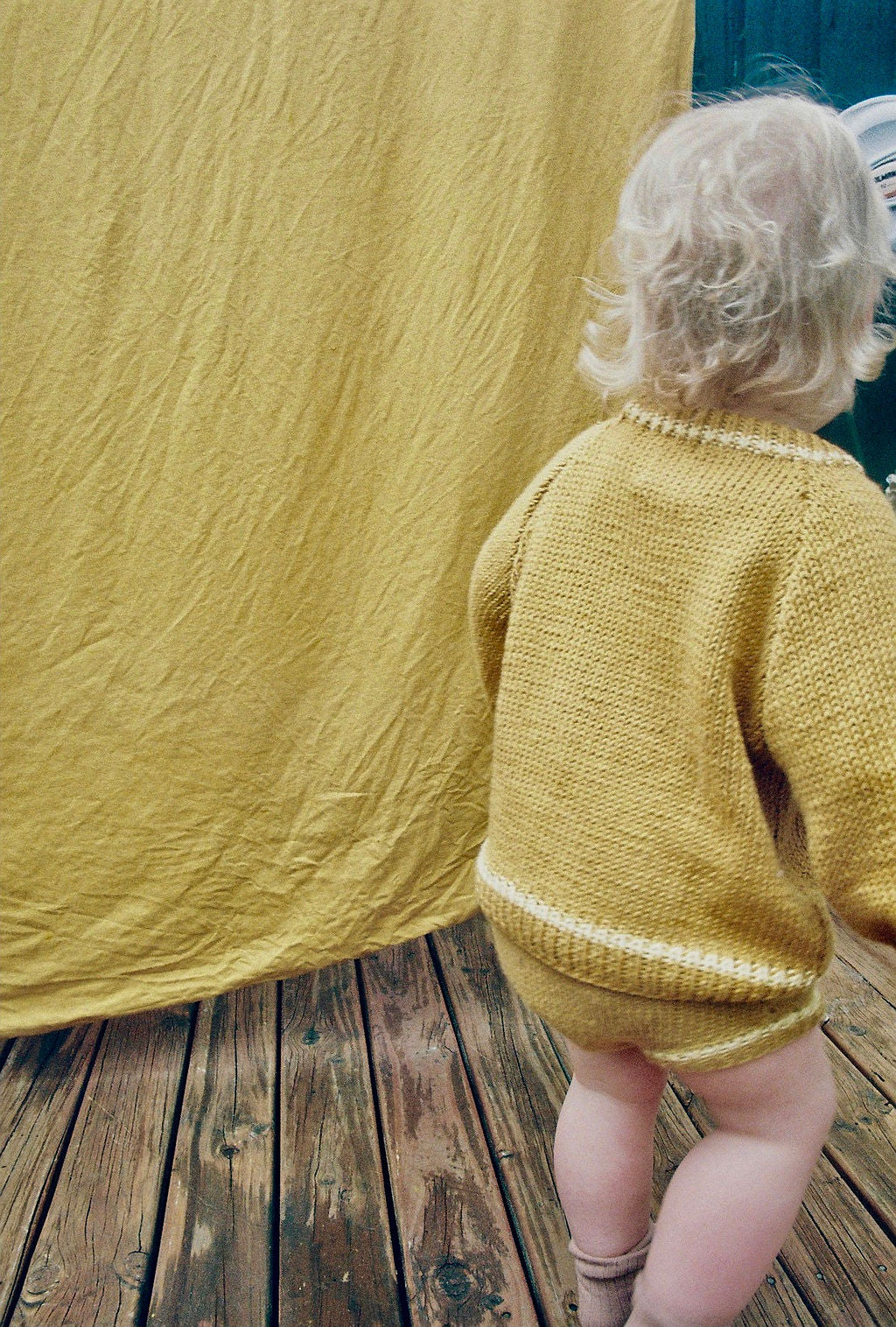 Born West - Hand Knitted Cotton Bloomers - Golden Glow