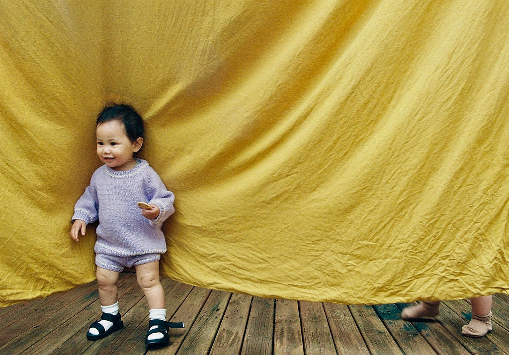 Born West - Hand Knitted Cotton Bloomers - Lilac