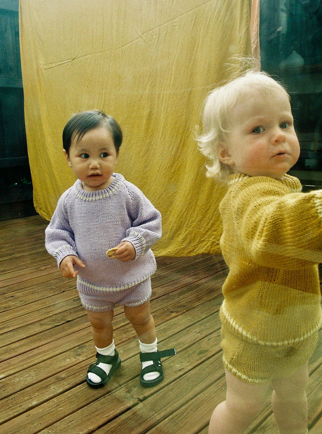 Born West - Hand Knitted Cotton Bloomers - Lilac